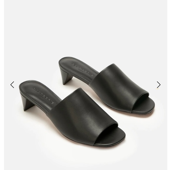 Robert Clergerie Black Leather Mules, N.I.B, size 9.5 - Picture 3 of 3